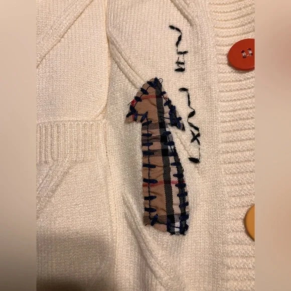 Cable Knit Long Sleeve Open Front Cardigan Sheep V-Neck Button Down Sweater - Picture 10 of 15